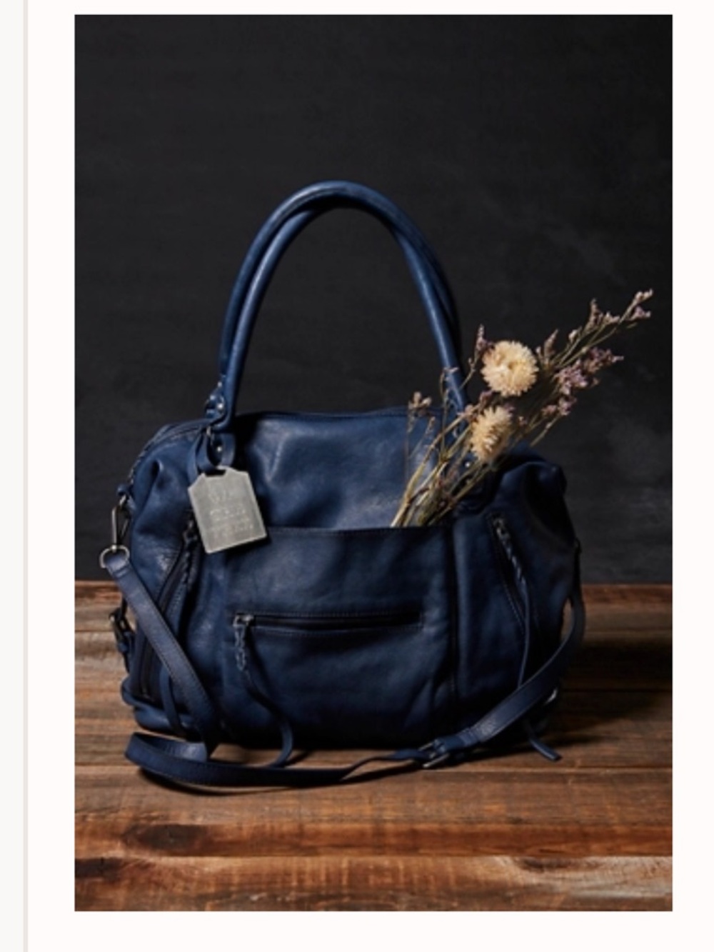 Free People Emerson Tote Dark Rinse